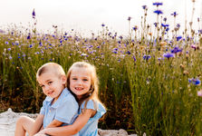 Lancaster Wildflower Mini Sessions Golden Hour Family Photographer PA