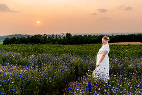 Lancaster Wildflower Mini Sessions Golden Hour Family Photographer PA