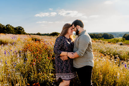 Lancaster Wildflower Mini Sessions Golden Hour Family Photographer PA