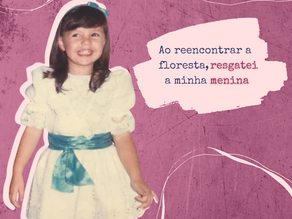 Texto: A liberdade que a floresta me traz
