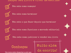 Meu curso: Muito além da escrita!