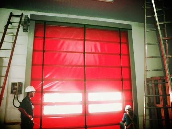E. Nascimento Portas. Portas Rápidas Automáticas, portas vai e vem, portas industriais de pvc. Cortinas flexíveis para câmara fria, super mercados, portas de abs