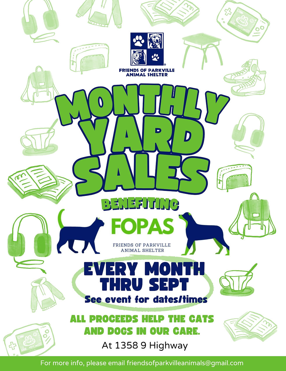 Spring Yard Sale Benefiting FOPAS