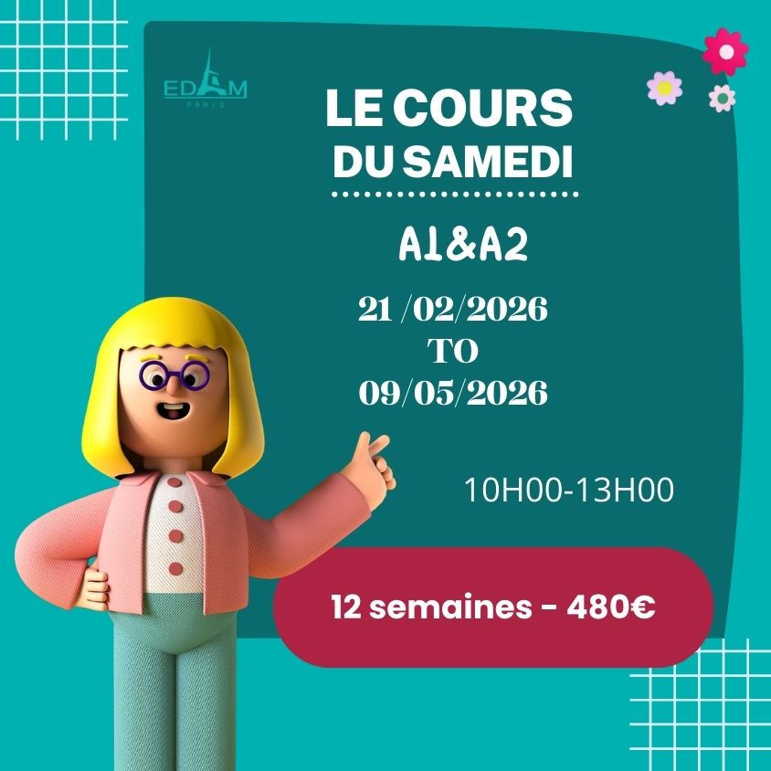 LE COURS DU SAMEDI A1&A2 Février2026