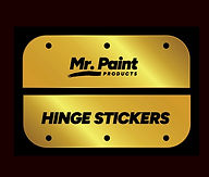 Mr paint products hinge stickers