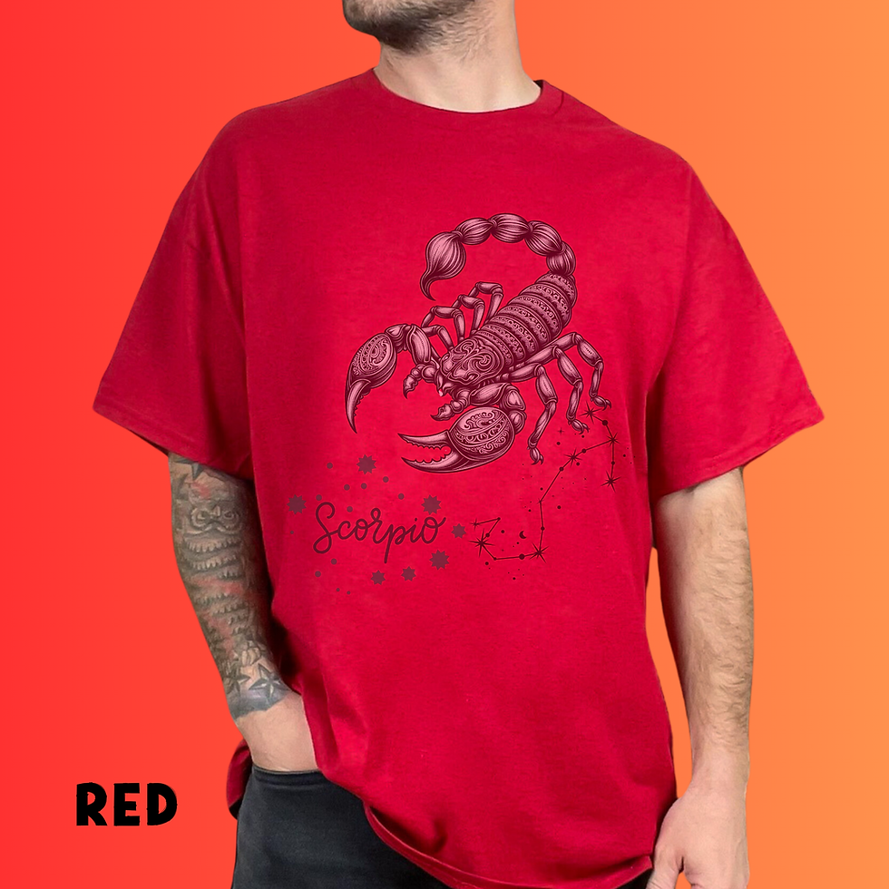 Thumbnail: Tee shirt with Scorpio image on front