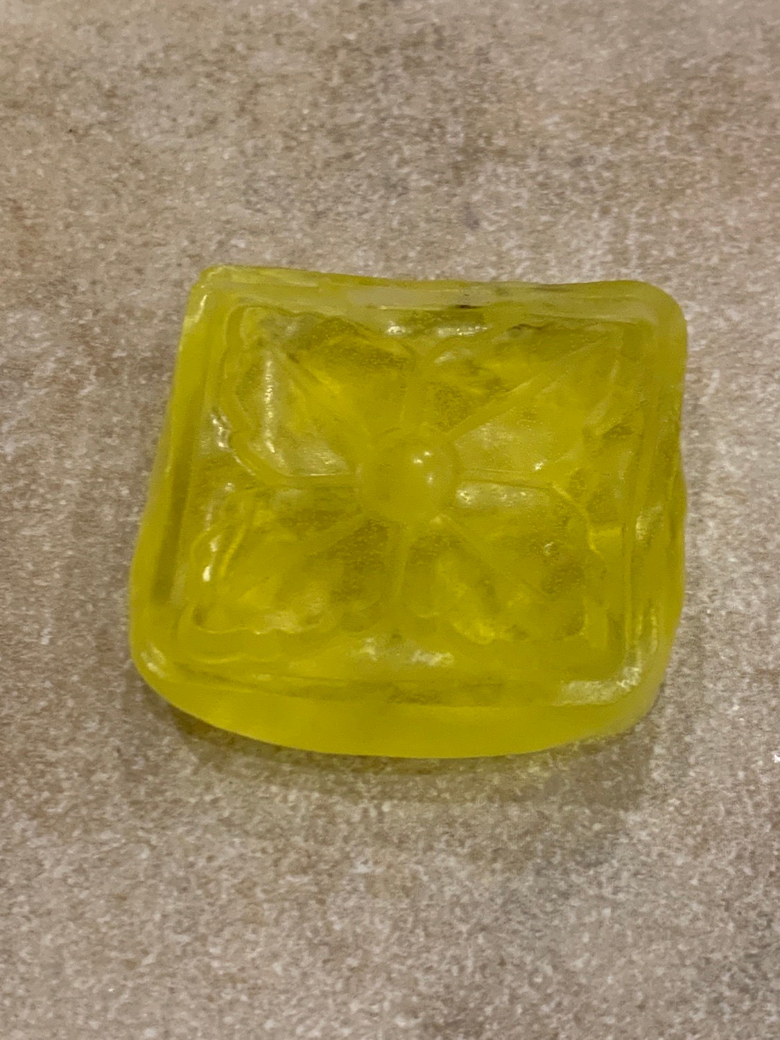 Aloe and Lemon flower box soap bar