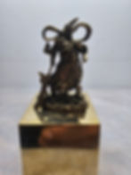 Thumbnail: Statue of general guan yu on brass or aluminium