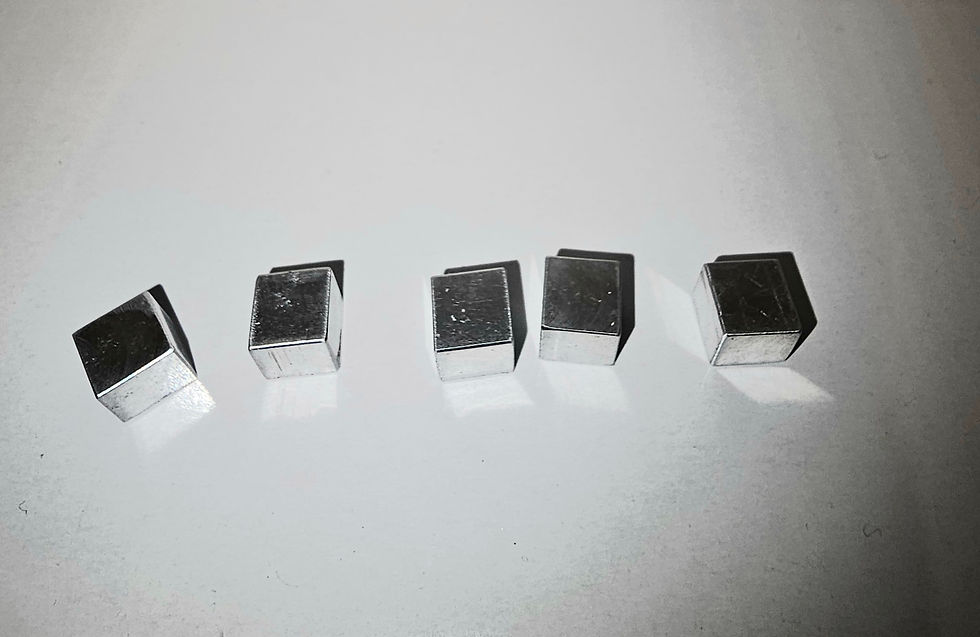 Thumbnail: Aluminium Cube Machined Finish