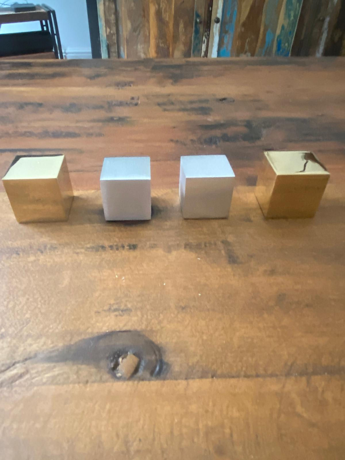 Brass Cube ALL Finishes