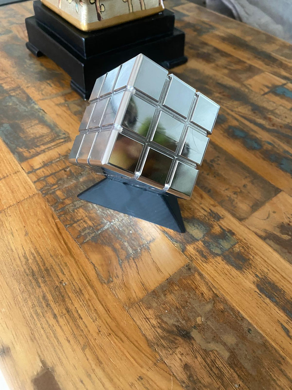 Thumbnail: Aluminium multi square cube 60mm Machined finish