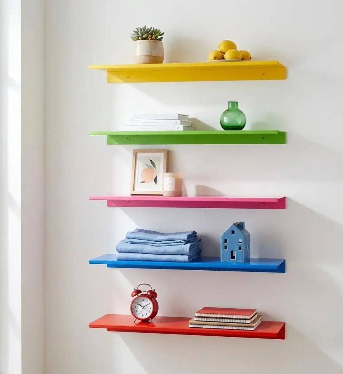 Modern Colorful Wall Shelves