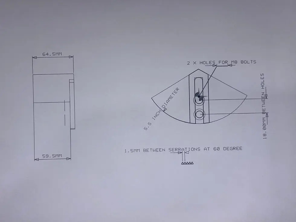 Thumbnail: Aluminium Pie Jaws 5.5" Dia