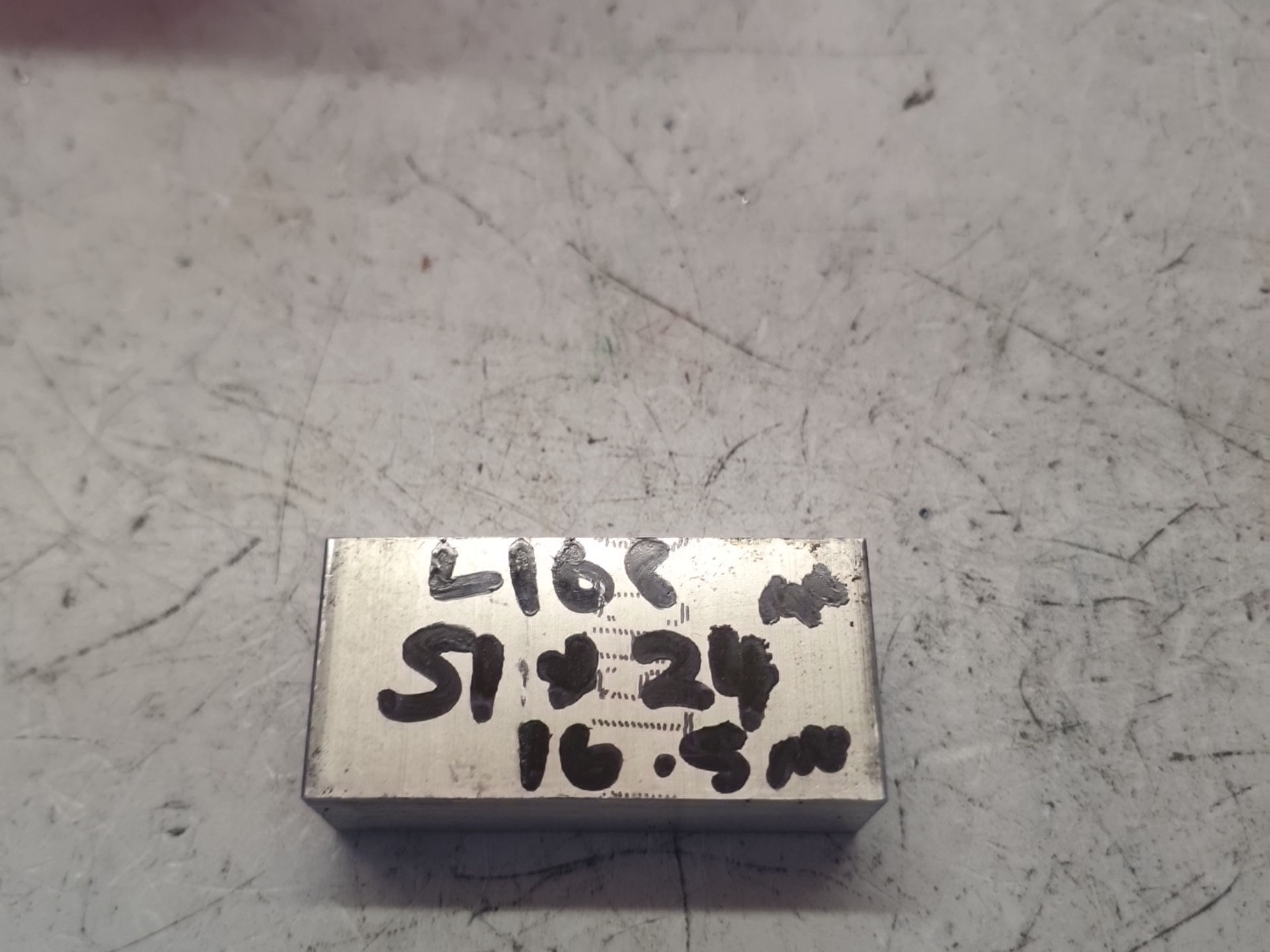 5 x Aluminium  oblong billet  51mm x 24mm