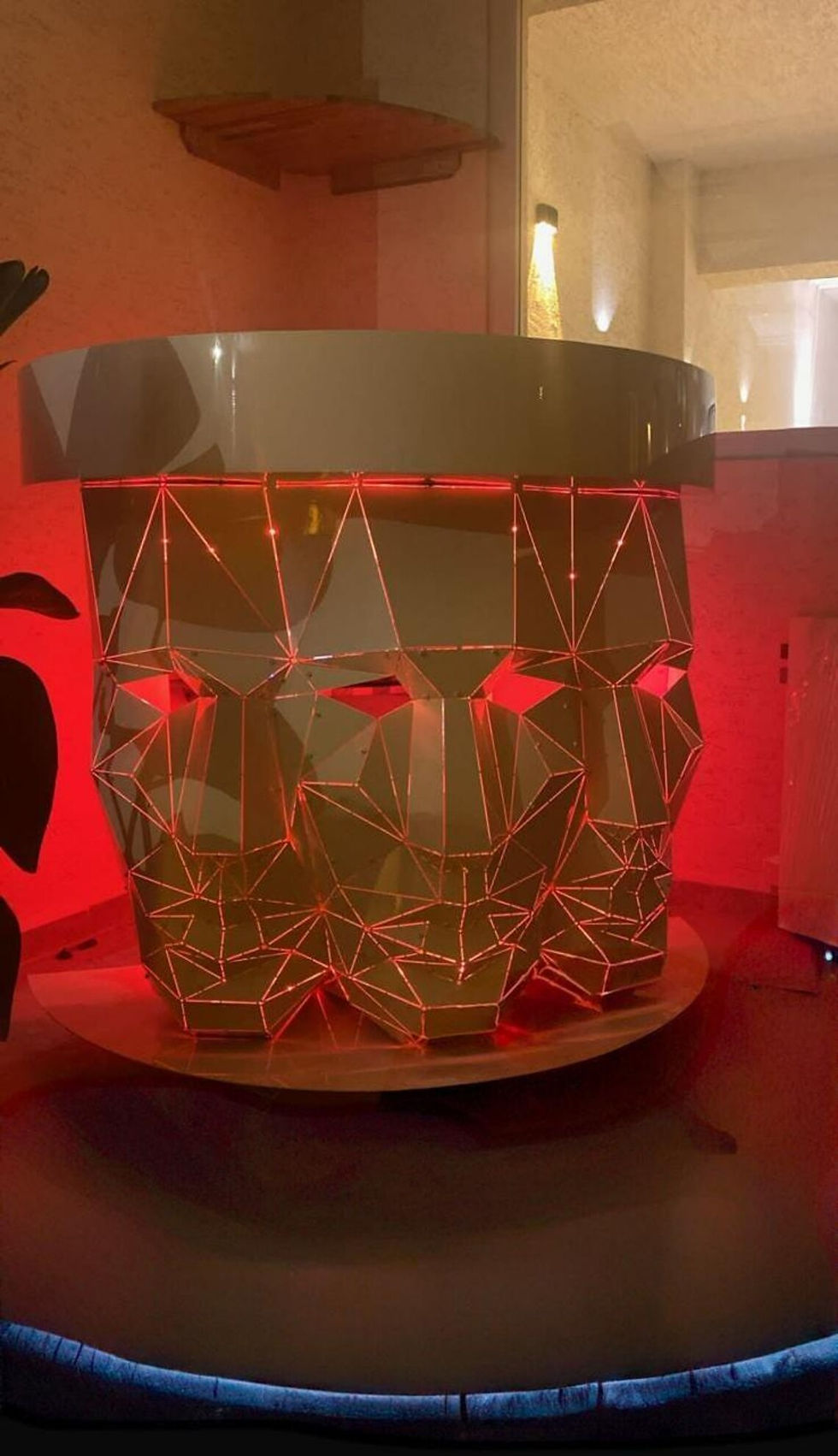 Thumbnail: Geometric Metal DJ Booth: Handmade Event Bar