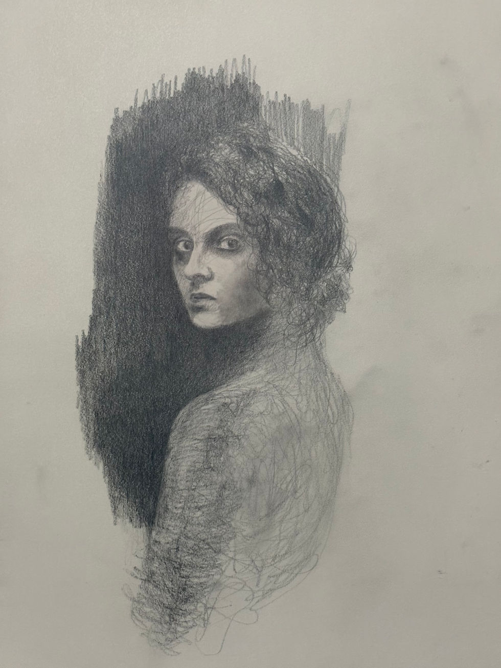 Pencil Drawing of a Woman (full)