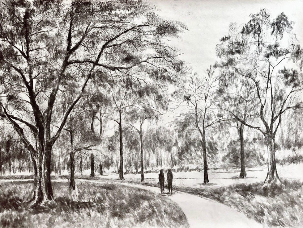 Evening Walk in Tower Grove Park version 2