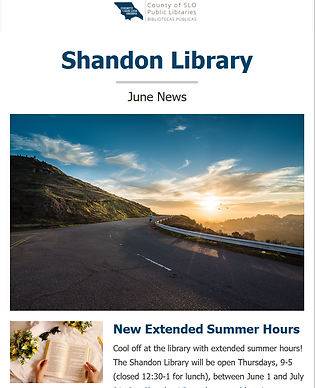 Shandon Library June News.png
