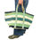 Thumbnail: Square Kilm Bag Aqua/Natural