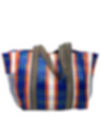 Thumbnail: Pocket Market Bag Blue/Orange