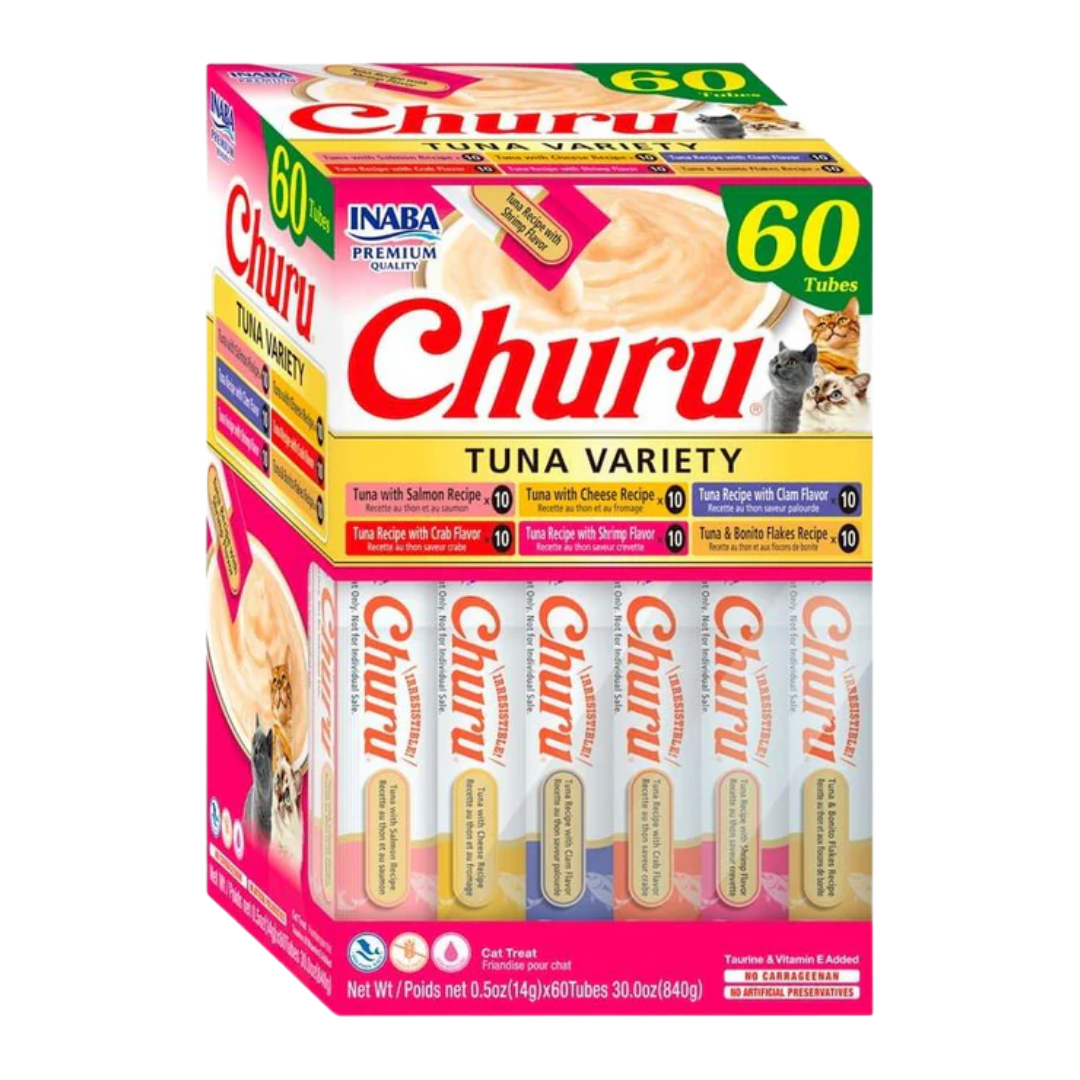 Inaba Cat Churu Variedad Atún X 60