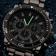 Product photography featuring a beautifully lit watch.