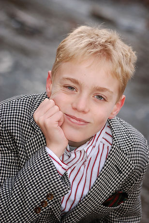 Portrait photography sample of a young man.