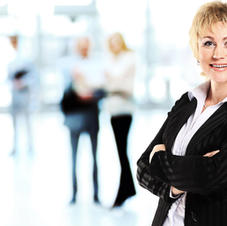 Smiling Modern Business Woman