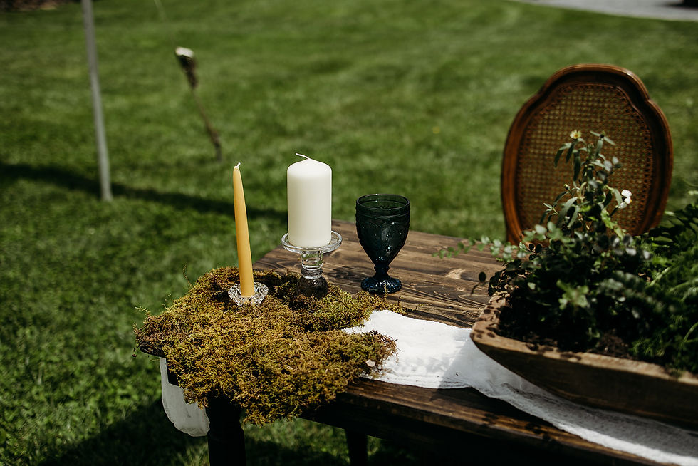 Thumbnail: Med. Glass Bubble Pillar Candlesticks