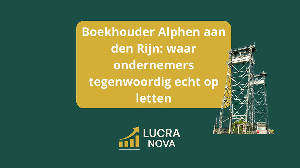 Wat zoeken ondernemers in een boekhouder in Alphen aan den Rijn