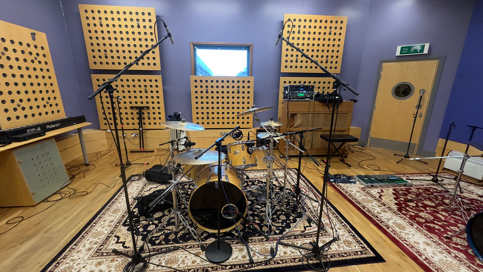 Drum kit mic setup