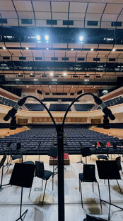 View of concert hall auditorium