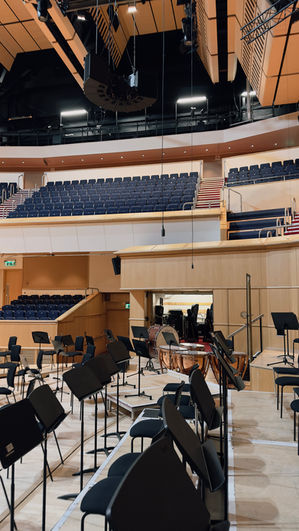 Slung rear woodwind LCR setup