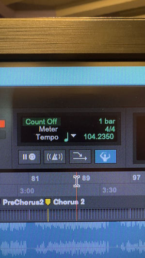 104.235bpm is -2 semitones from the original track's 117bpm