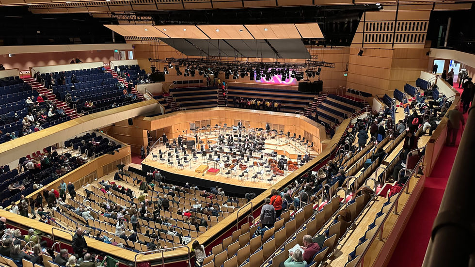 Concert Hall during the intermission