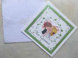 Tarjeta de boda sencilla
