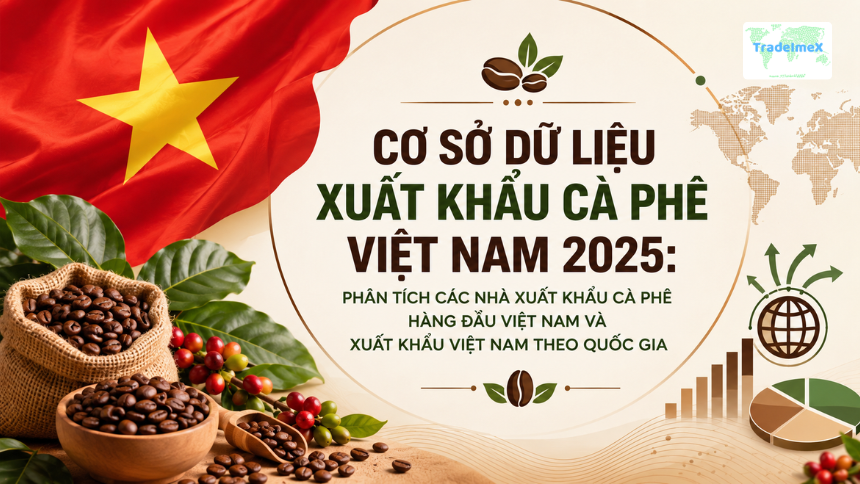 Cơ Sở Dữ Liệu Xuất Khẩu Cà Phê Việt Nam 2025: Phân Tích Các Nhà Xuất Khẩu Cà Phê Hàng Đầu Việt Nam và Xuất Khẩu Việt Nam Theo Quốc Gia