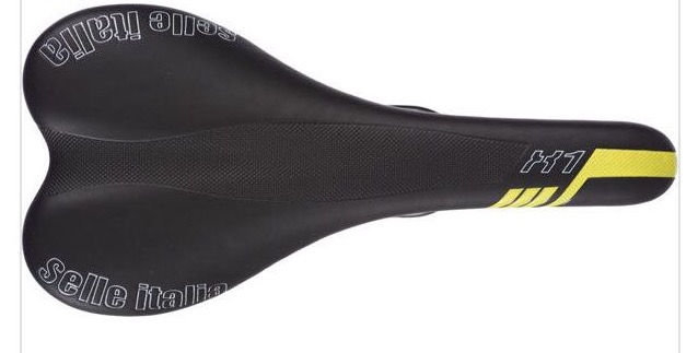 Thumbnail: Selle Italia X1 (Black -Red/Yellow/White)