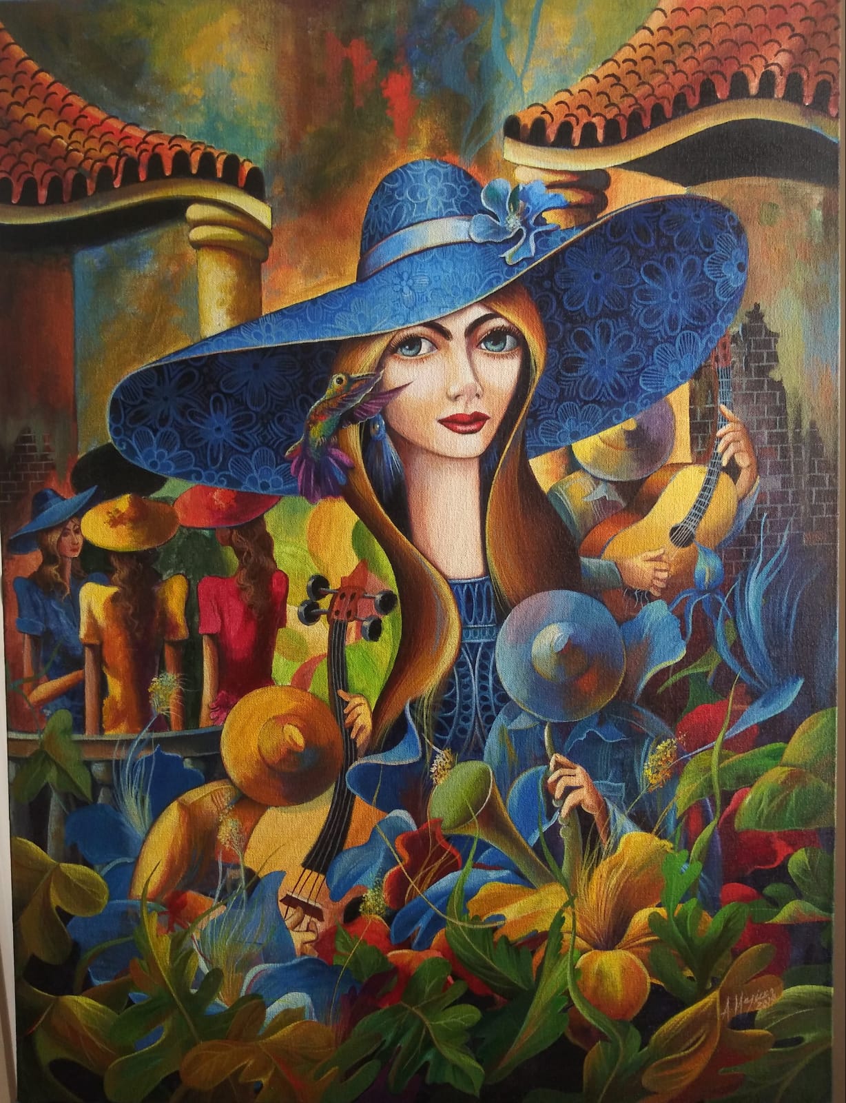 Armando Mejias ,Oil on Canvas