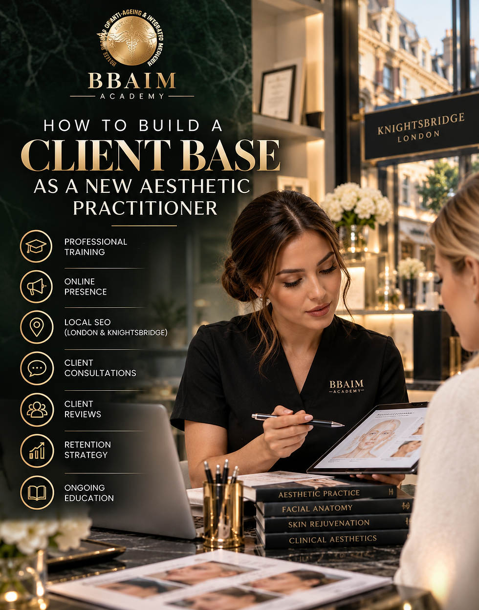 How to Build a Client Base as a New Aesthetic Practitioner