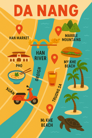 Da Nang Experiences Map