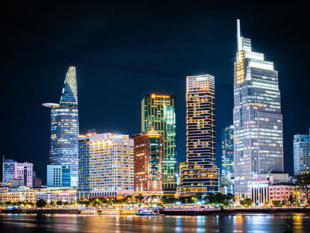 Saigon at night