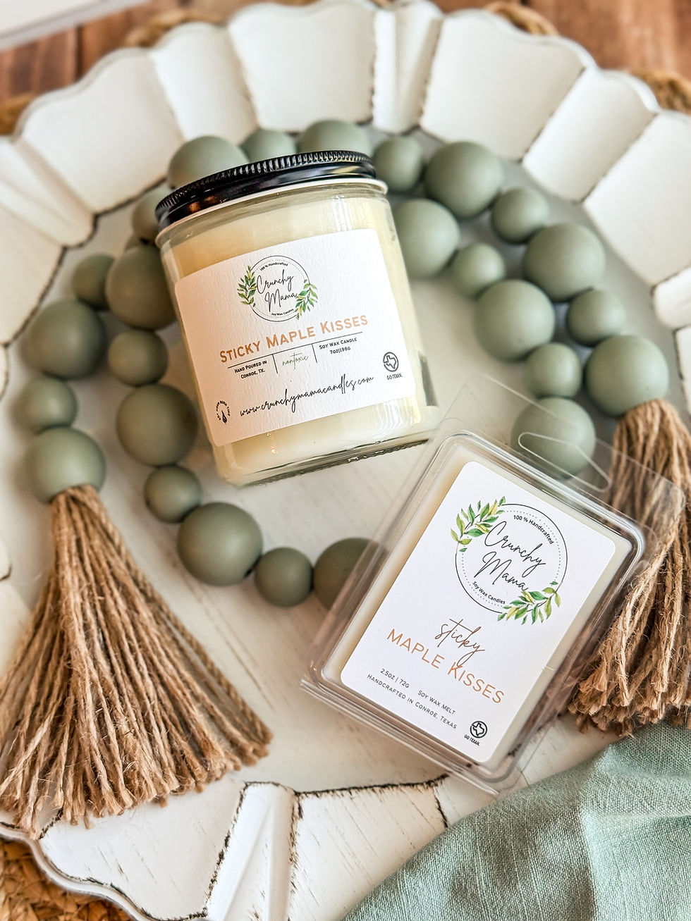 Sticky Maple Kisses | Candle • Wax Melt