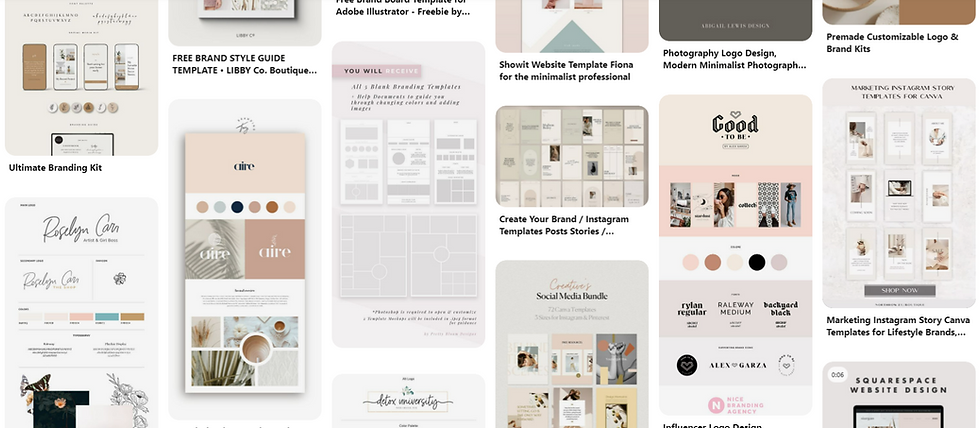 pinterest branding template screenshot