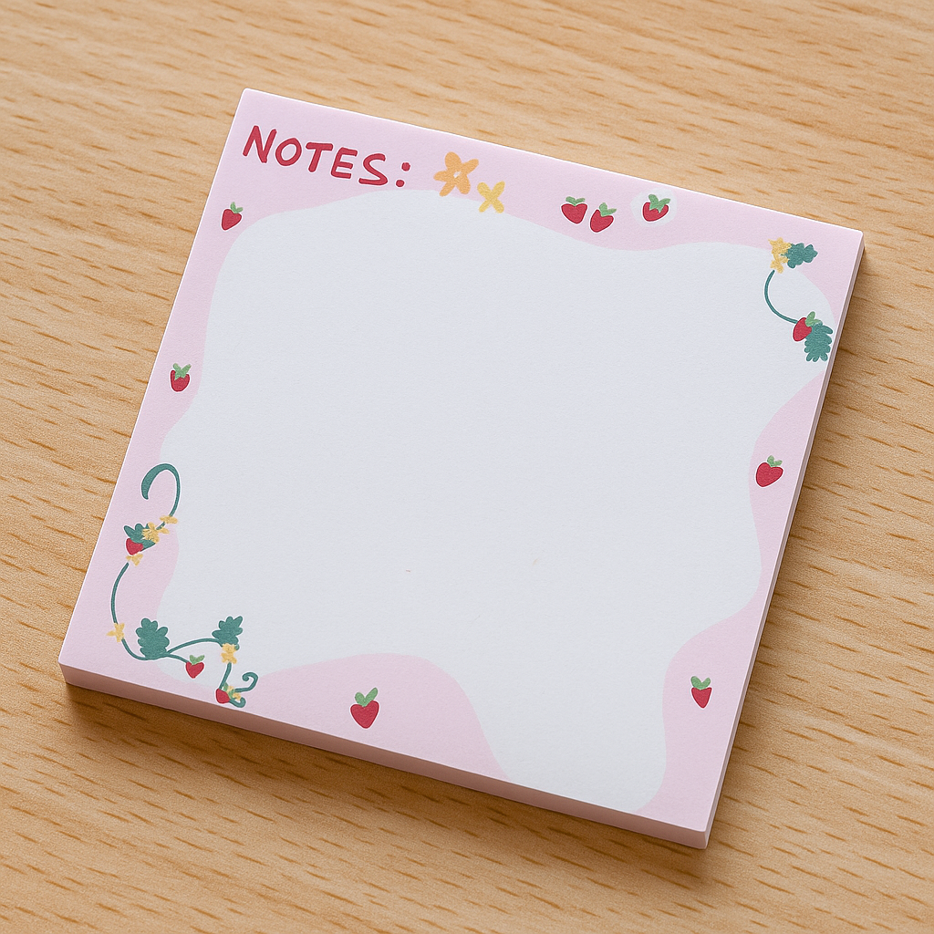 Strawberry Vine Sticky Notes