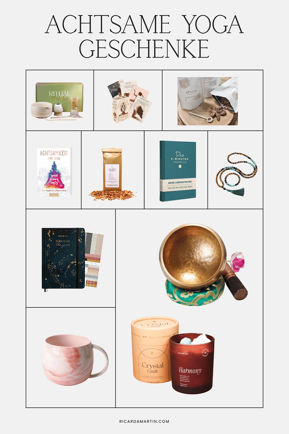 Achtsame Yoga Geschenke für Entspannung, Self-Care und Nervensystem für die beste Freundin