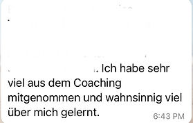 Neurosystemisches Nervensystem Coaching online Deutschland Testimonial