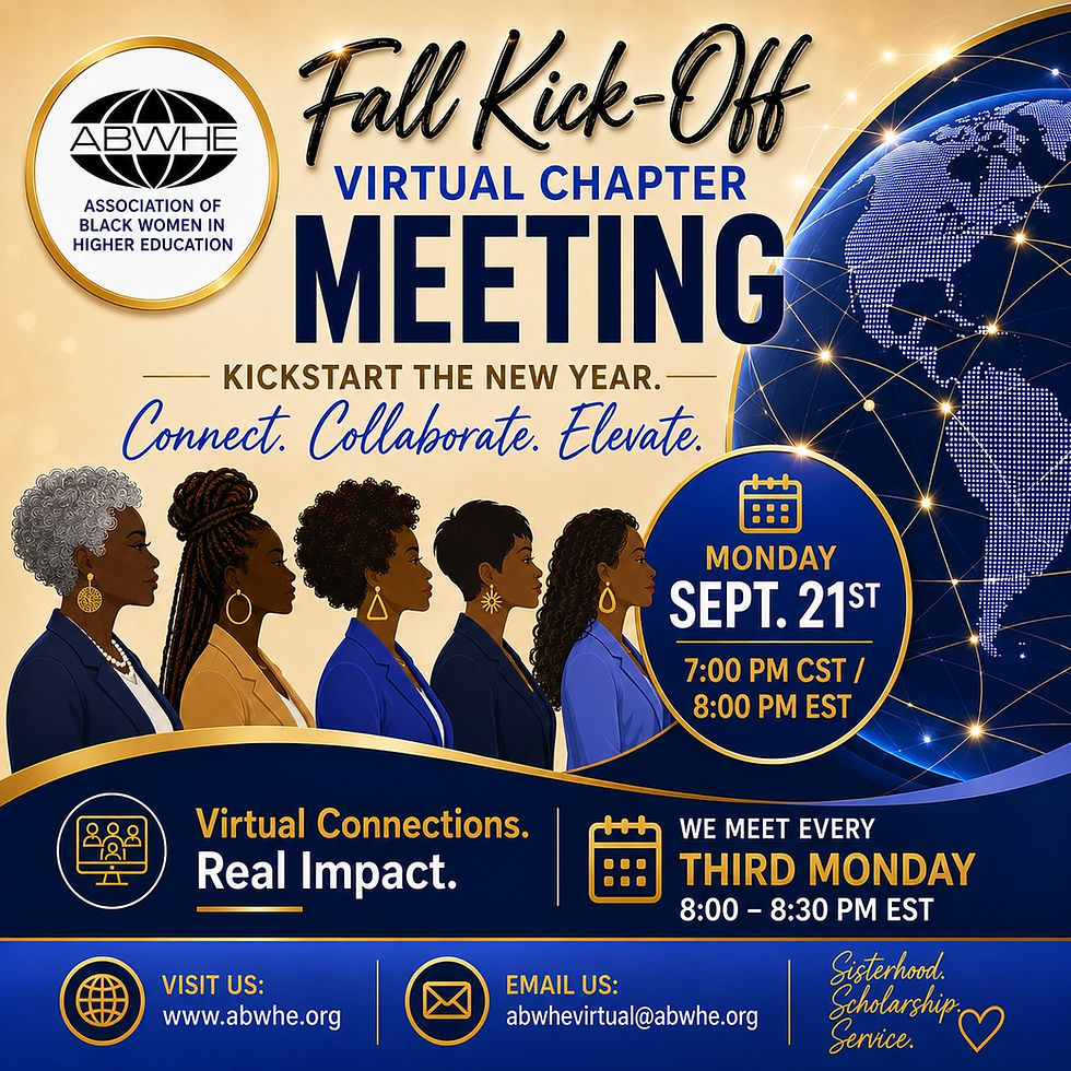ABWHE Virtual Chapter Fall Kick-Off Meeting