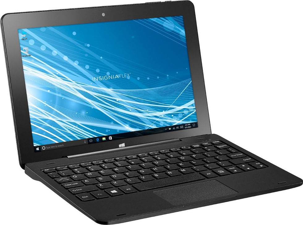 Küçük resim: Insignia 10.1" 2'si 1 Arada Tablet, Atom x5 Z8350 İşlemcili Windows 10 Tablet PC