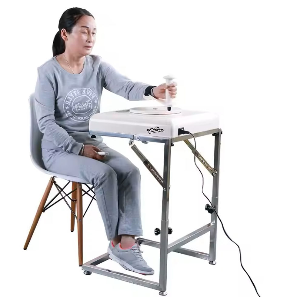 İnme ve Felç Rehabilitasyonu için Elektrikli Fizik Tedavi Cihazı - El ve Kol Egzersizi